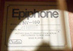 Epiphone Nova NV-180 Label