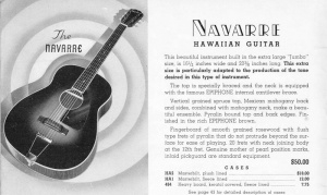 Epiphone Navarre