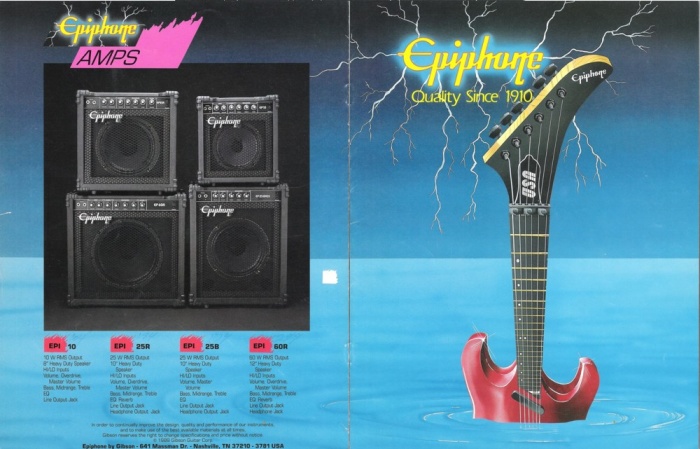 1989 Epiphone Catalog