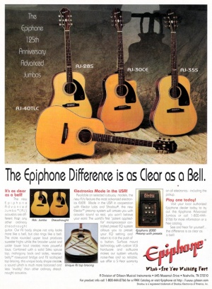 Epiphone 125th Anniversary AJ-Series