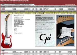 Epiphone Strat & Telecaster Guide